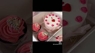 Cake and cupcake bento boxes from sweetdegreeskitchencom🧁cakebox cupcake cakedecorating [upl. by Virgy]