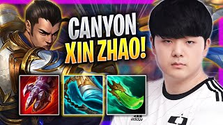 CANYON IS A BEAST WITH XIN ZHAO  DK Canyon Plays Xin Zhao JUNGLE vs Nidalee  Bootcamp 2023 [upl. by Eisse395]