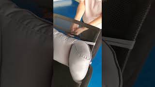 How to attached Nsleep backrest pillow in an office chair [upl. by Idnerb478]