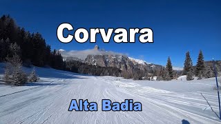 Italy Skiing Corvara Alta Badia [upl. by Inafetse870]