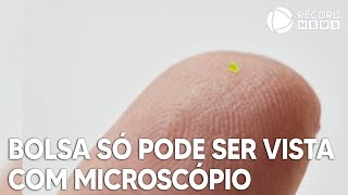 Empresa lança bolsa vista apenas com microscópio [upl. by Aremaj952]