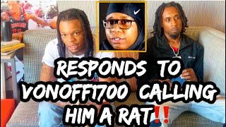 FBG Butta Reacts To VonOff1700 Calling Him A Rat amp Dissing Him “He A Kid amp A Real Life Copycat Pt1 [upl. by Hayashi]