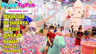 Playtopia Gandaria City Indoor Playground Dalamnya Luas Banget [upl. by Beverly]