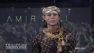 Philippine Fashion Week Spring Summer 2019 AMIR SALI [upl. by Bashemath332]