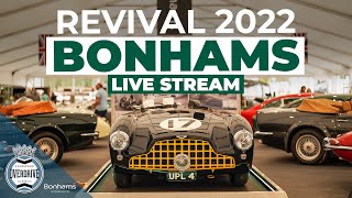 Bonhams Goodwood Revival sale 2022 Live stream [upl. by Enitsenre]