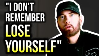 Eminem Says He Forgot “Lose Yourself” Had Another Version [upl. by Finella]