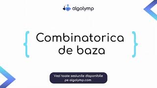 Combinatorica de baza OJI clasa 10 [upl. by Constantina]