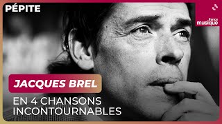 Jacques Brel en 4 chansons incontournables [upl. by Atoked]