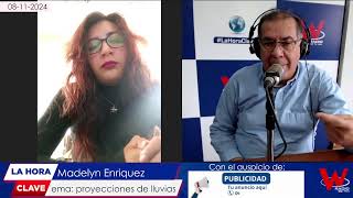 EnVivo W Radio  Noticias  Madelyn Enriquez  Analista de pronósticos del Inamhi [upl. by Nnael798]