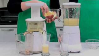 Hurom Slow Juicer vs Blender [upl. by Vigor]