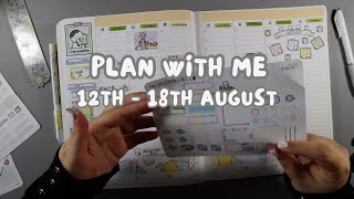 Plan with Me 12th  18th August ft The Coffee Monsterz Co ‘Be Bold’ Cousin Kit  EC Hourly [upl. by Godred]