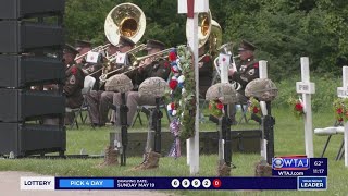 28th Infantry Division holds memorial service in Boalsburg [upl. by Leumek537]