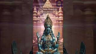 Om Namo Bhagavate Vasudevaya Powerful Mantra Attract Good Fortune Blessings Lord Vishnu mantra [upl. by Ainotal]