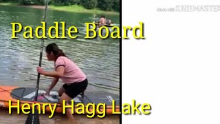 how to use Paddle board  Henry Hagg Lake [upl. by Ahseile242]