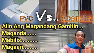 Alin ang Mura • Pvc Cieling o Spandrel • Paano Magkabit ng Pvc Cieling • Pvc cieling • spandrel [upl. by Reinhold]