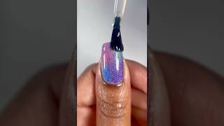 💙💜 easynailart nails naildesigns shorts gradientnails [upl. by Ardnas]