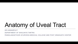 Anatomy of uveal tract [upl. by Jasen]