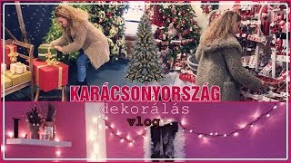 Karácsonyországban jártam🎄  karácsonyi dekorálás  Szakács Lilla [upl. by Koziarz]