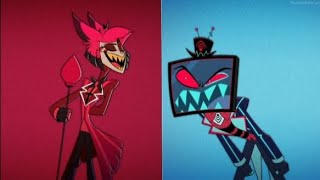 hazbin hotel alastor vs vox song Tr dublaj alastor vox song amozonprime [upl. by Ealasaid287]