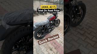 Jawa 42 Fj On Road Price 2024 mrauto [upl. by Wallraff]