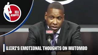 Raptors President Masai Ujiris emotional thoughts on Dikembe Mutombos life amp legacy  NBA on ESPN [upl. by Jonathon847]