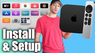 How To Install amp Setup New Apple TV 4K 3rd Generation TV or Monitor [upl. by Sinclare350]