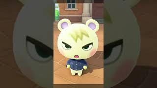 Marshal singing Bubblegum KK 👏 ACNH Animal Crossing New Horizons Shorts [upl. by Maillij]