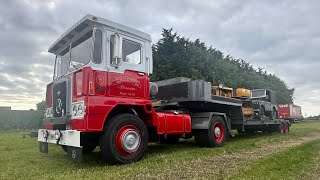 Fully loaded Classic Atkinson truck Cummins diesel power gear jamming [upl. by Lihkin891]