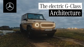 The allnew electric GClass – Electric Architecture  Teaching Tech [upl. by Florri]