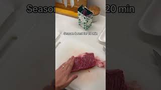 Steak Steel Pan vs Cast Iron Part 1 steak castiron wagyu steelpan beef dinner easyrecipe [upl. by Metsky]