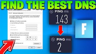 How to Find the BEST DNS Server for you Better Ping  Faster Speeds [upl. by Htinnek]