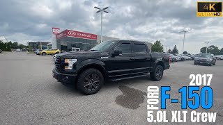 2017 Ford F150 50L V8 XLT FX4 Crew Cab 4x4 Walkaround at Clarington Kia [upl. by Ynohtnaed]