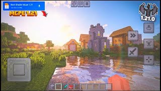 MINECRAFT  TOP 1 SHADERS MCPE 121 amp 120 REALISTIC TERBAIK  NewB Shaders NR smart gamer [upl. by Lilaj]