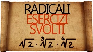 Radicali Esercizi Svolti [upl. by Wait]