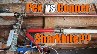 Pex VS Copper Plumbing  Proof That Pex Is Better In Every Way  THE HANDYMAN [upl. by Ydnew]