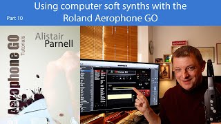 Using computer soft synths with the Roland Aerophone GO [upl. by Wolfe]