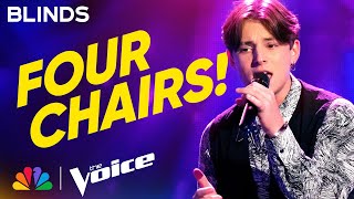 15YearOld Ryley Tate Wilson Stuns Coaches with quotDancing On My Ownquot  The Voice Blind Auditions [upl. by Rauch]