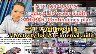 EP 1 Audit model amp 11 Activity IA for IATF ความหมายและ 11 กิจกรรม การตรวจติดตามภายในของ IATF16949 [upl. by Ahsiekan691]