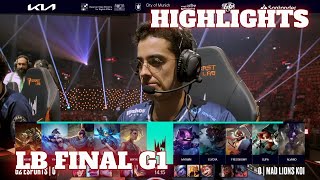 G2 vs MDK  Game 1 Highlights  Lower Final LEC 2024 Season Finals  G2 Esports vs Mad Lions KOI G1 [upl. by Cochrane]