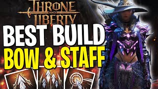 Throne and Liberty Build Guide  Most OP Bow Staff Build PVE [upl. by Isiah]