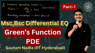 Greens Function with Example1Msc Bsc differnential Equaation PDE [upl. by Rozamond196]