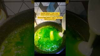 Dessert  AgarAgar Santan Pandan sweet dessert agaragar jelly baking cooking shorts menu [upl. by Ilise910]