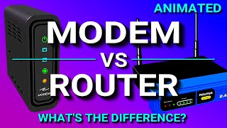 Modem vs Router  Whats the difference [upl. by Cristy]