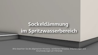 Sockeldämmung  Wärmedämmung  WDVS  FassadendämmungVerarbeitung [upl. by Meekar]