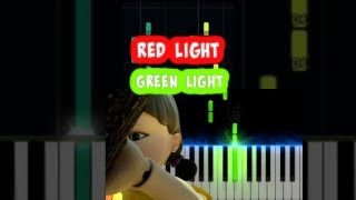 SQUID GAME Red Light Green Light Piano Tutorial 🎵 DIY Squid Game Song Klavier Anleitung shorts [upl. by Dituri283]