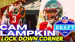 2024 NFL DRAFT PROSPECT CAM LAMPKIN  Quarterbacks SCARED To Throw His Way [upl. by Kean]