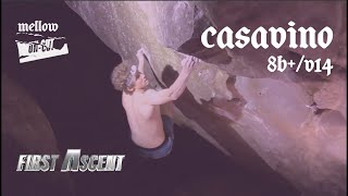 UNCUT Giuliano Cameroni  Casavino 8BV14 First Ascent [upl. by Baecher470]