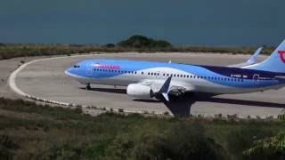 GFDZE Thomson Airways Boeing 7378K5WL Corfu Airport CFU with Live ATC 1080p [upl. by Yerffoej]