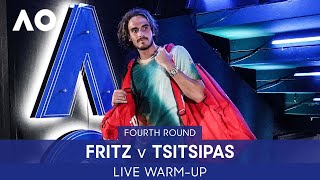 LIVE Tsitsipas v Fritz WarmUp Rod Laver Arena  Australian Open 2022 [upl. by Standish]