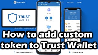 How to add custom token in Trust wallet [upl. by Sitoeht]